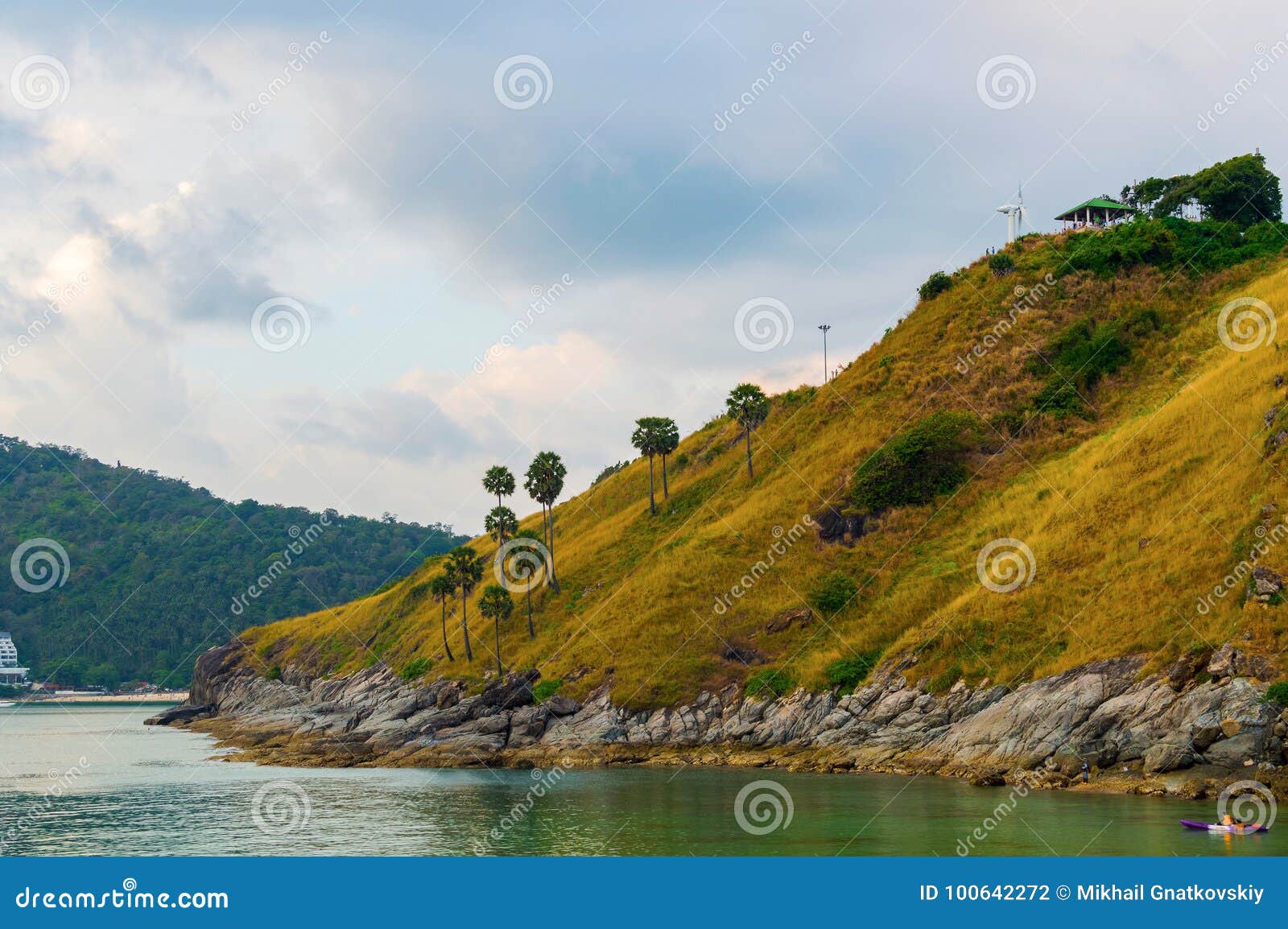 Edge Of Steep Slope On Rocky Hillside In Cloudy Weather. Dramatic Scenery  In Mountains Stock Photo, Picture and Royalty Free Image. Image 81704261.