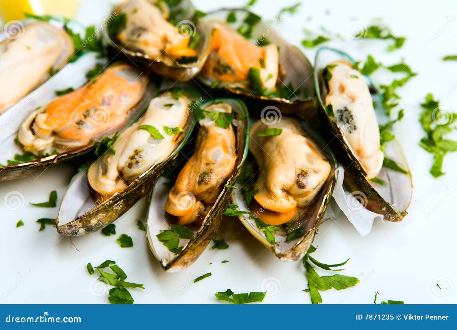 Edible mussels stock image. Image of preparation, gourmand 7871235