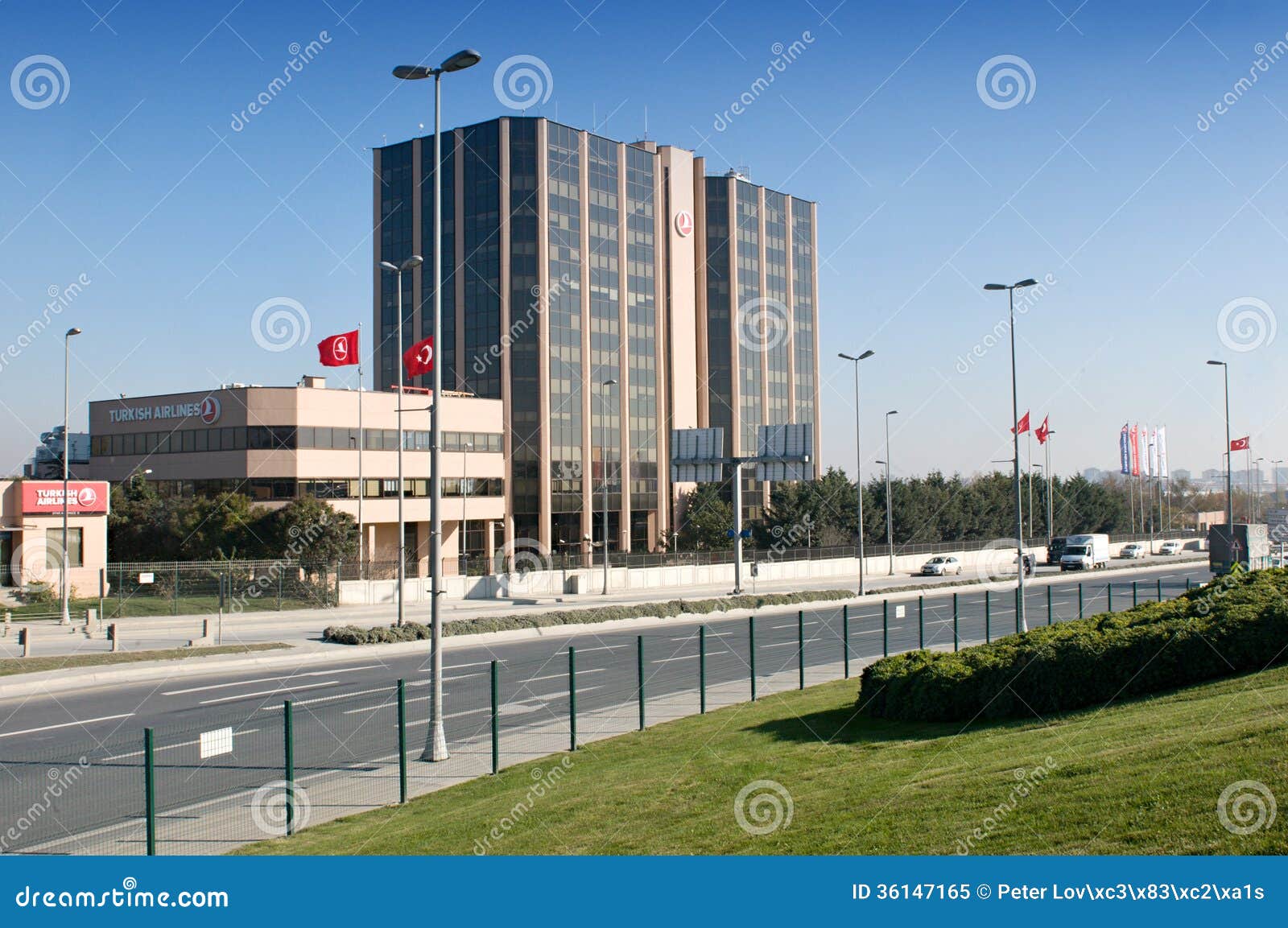Edificio De Oficinas De Turkish Airlines Imagen editorial Imagen de