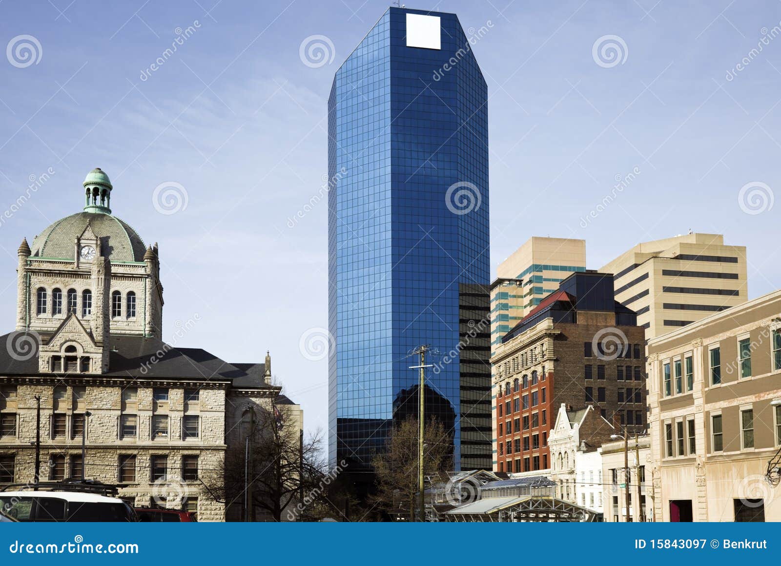 Edificios En Lexington – Antiguos Y Nuevos Imagen de archivo - Imagen de  urbano, azul: 15843097, image size:1600x1160