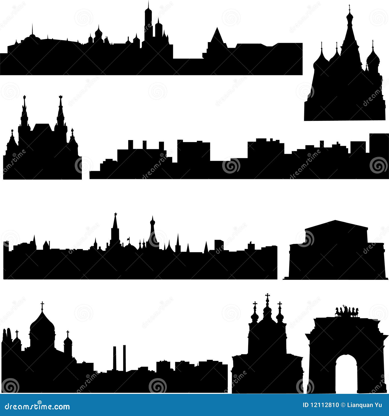силуэты москвы