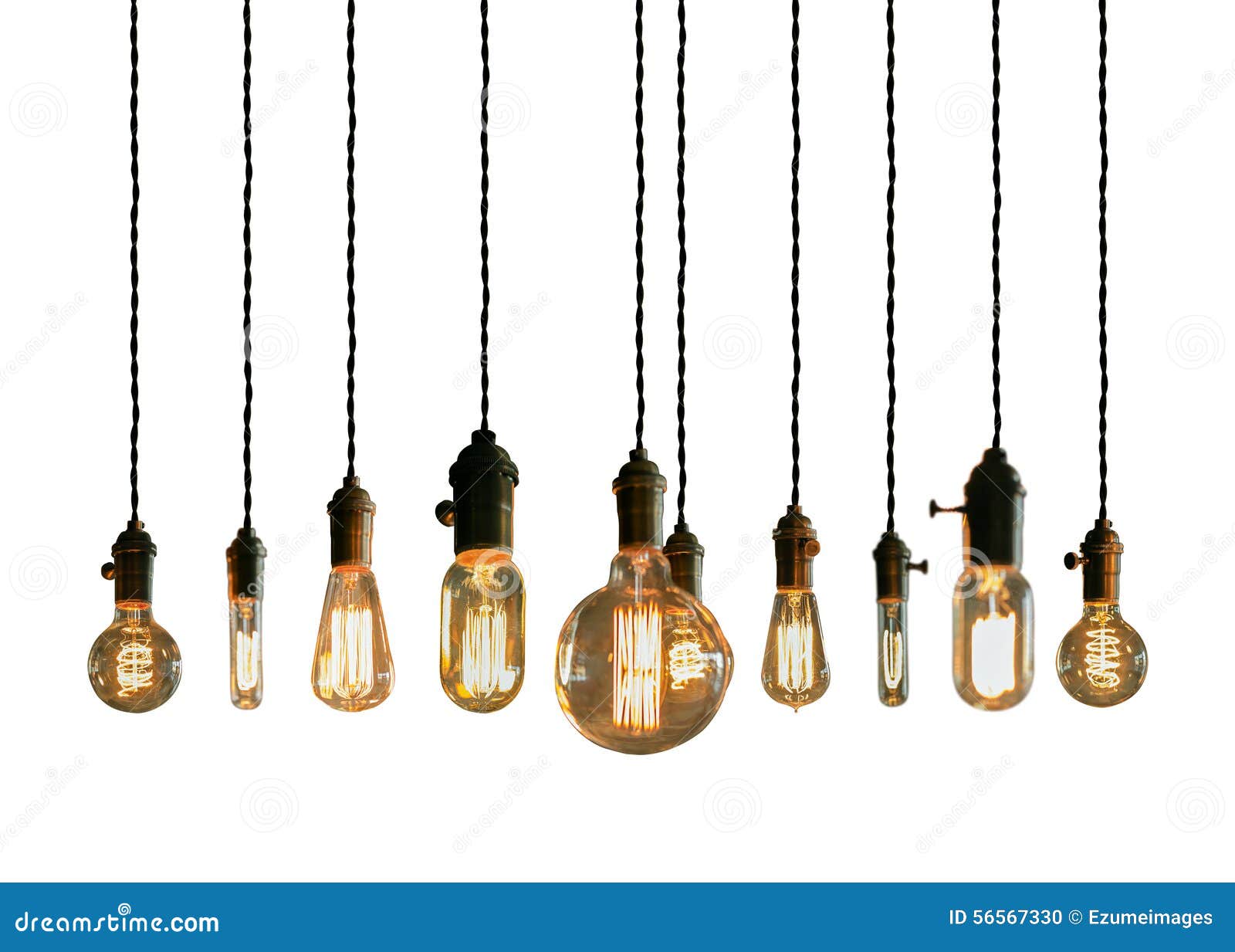 Edison Lightbulbs Stock Photography 56567330