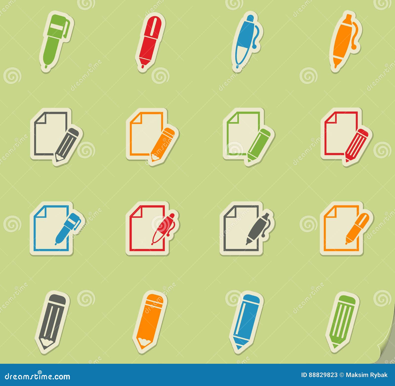 Edit icon set stock illustration Illustration of Edit icon set stock illustration Illustration of