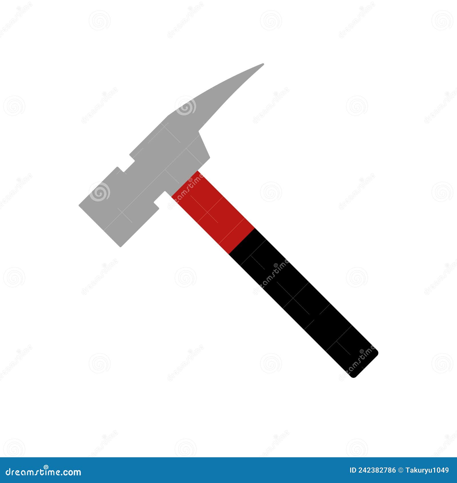 Red Hammer Icon. Tool. Vectors. Stock Vector Illustration of
