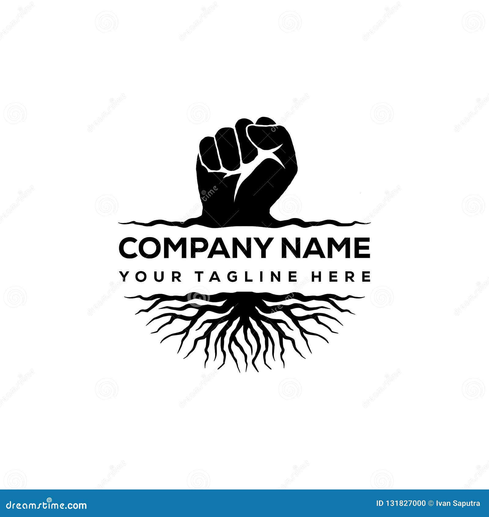 Hand Fist And Root Logo Design Inspiration Rebel Logo Design