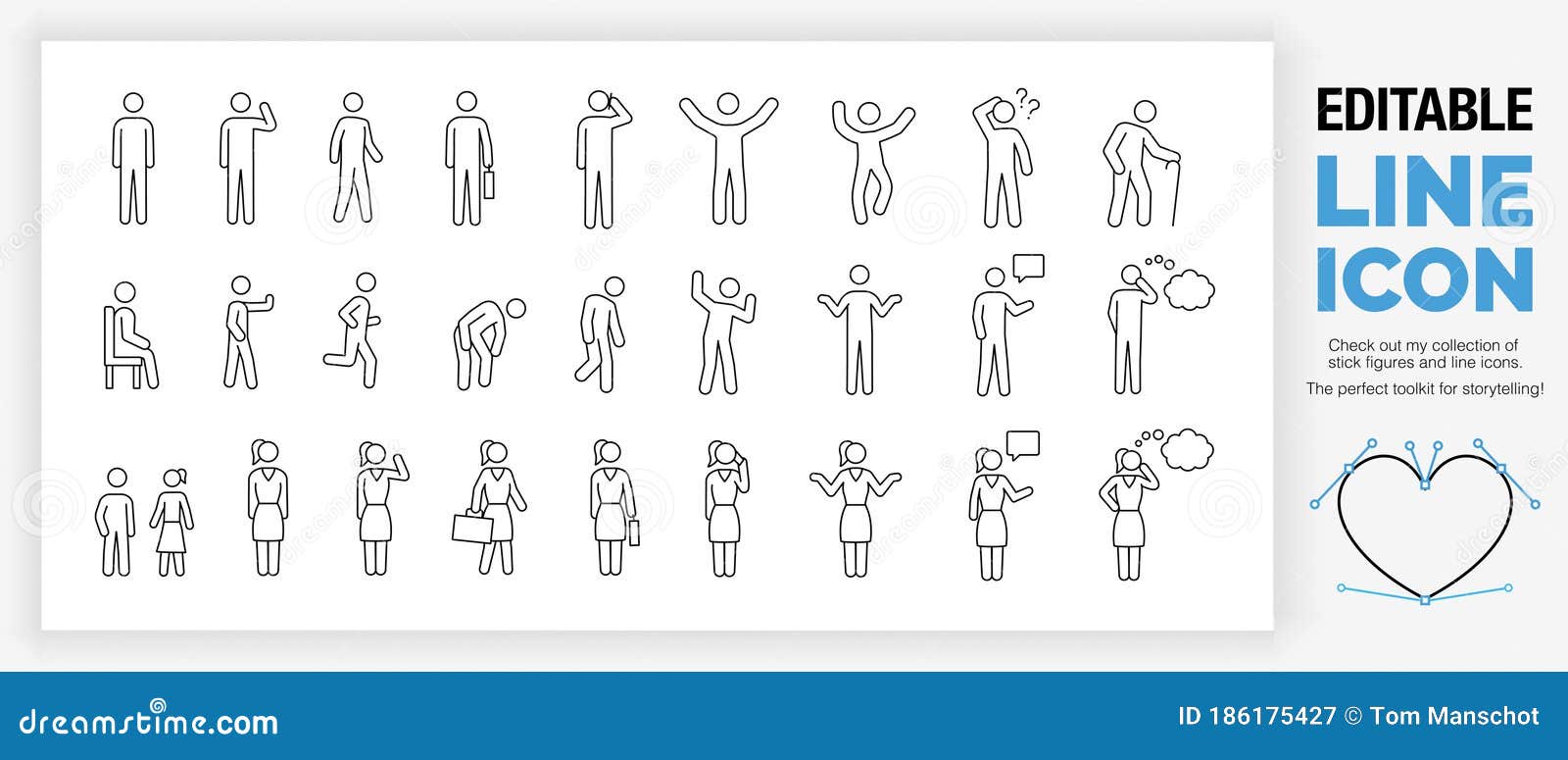 Stick figures, with style! Basic design