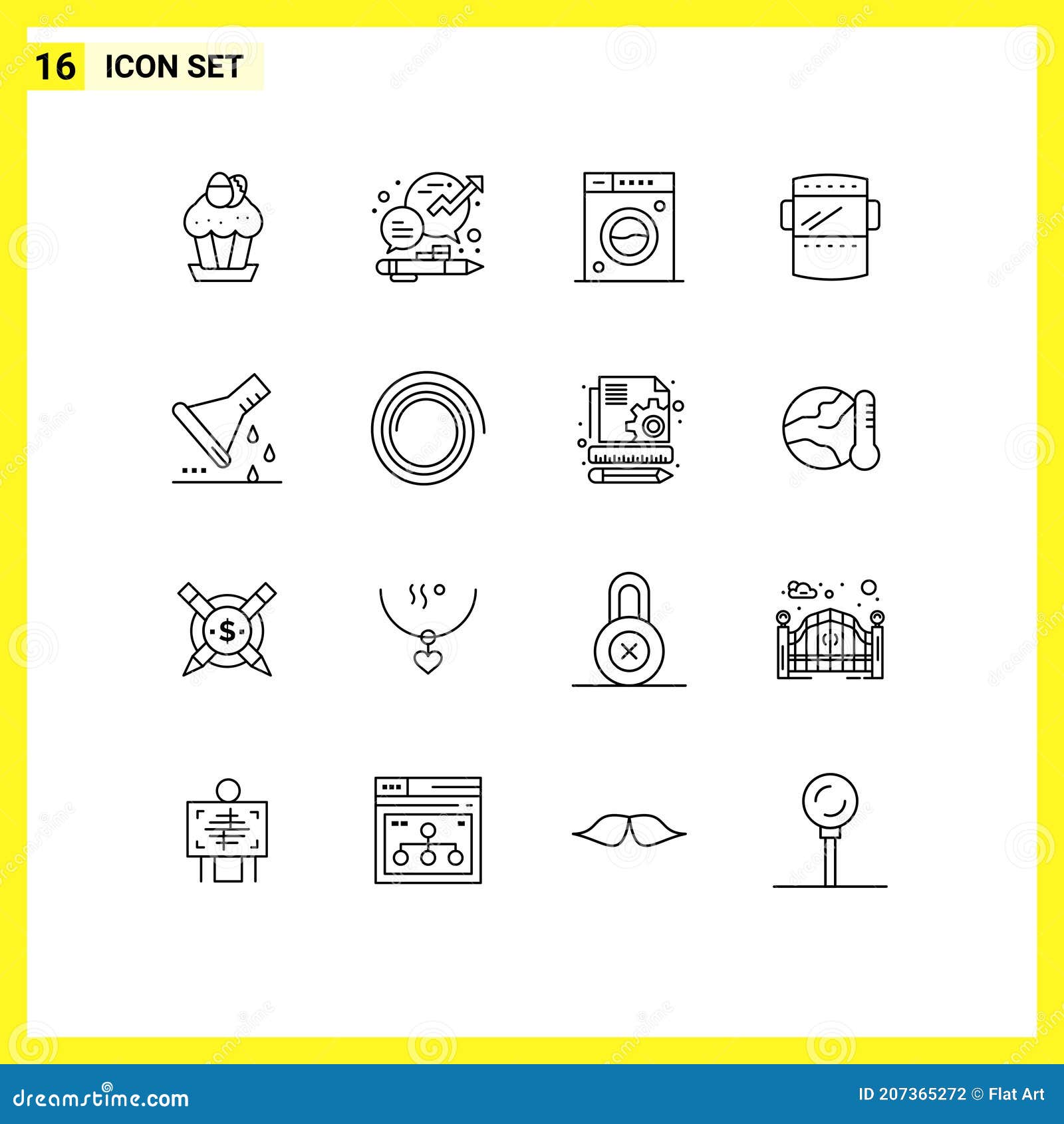 editable  line pack of 16 simple outlines of weld, mask, management, welding mask, machine