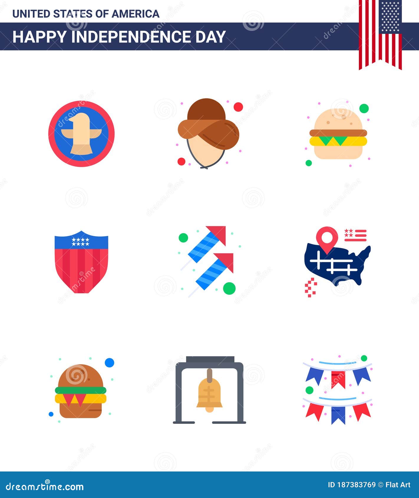 Set Of 9 Usa Day Icons American Symbols Independence Day Signs For Shoot Fire Fast Food Celebration Seurity Stock Vector Illustration Of Eagle Celebration Set Of 9 Usa Day Icons American Symbols Independence Day Signs For Shoot Fire Fast Food Celebration Seurity Stock Vector Illustration Of Eagle Celebration