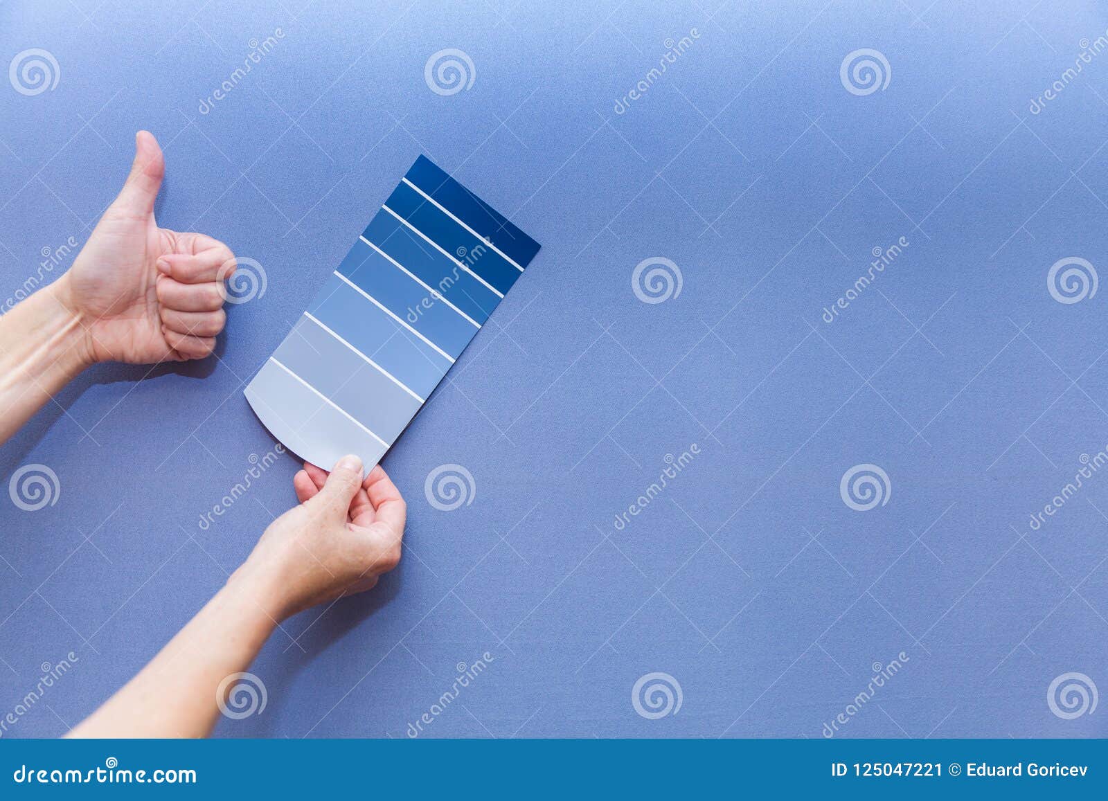 Editing a Blue Background on the Wall Stock Image - Image of empty,  container: 125047221