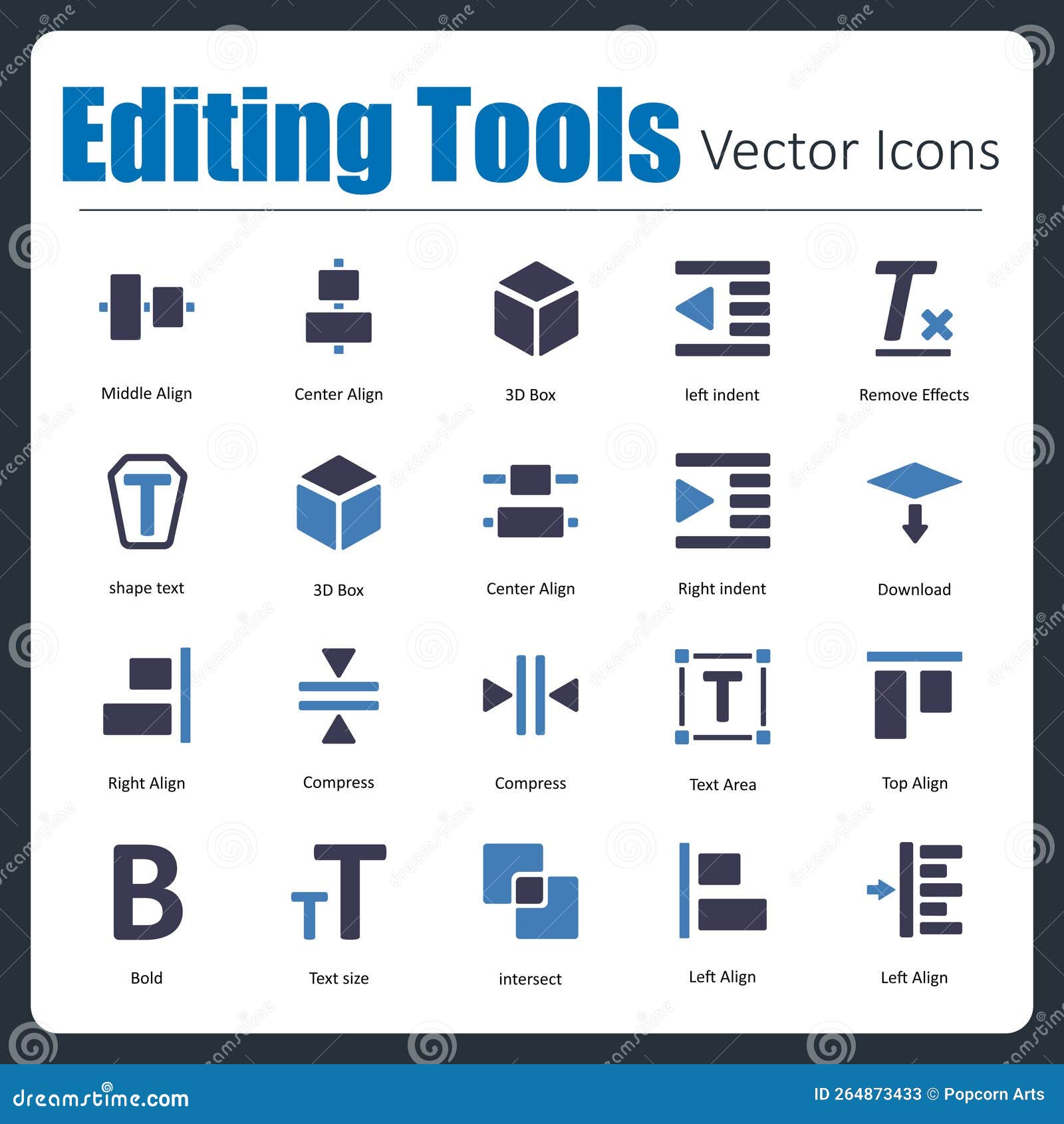 Text editor - Free edit tools icons