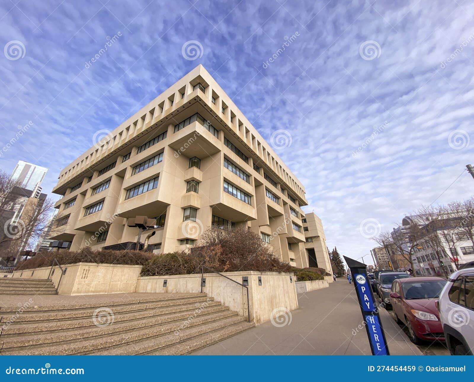 Law Courts Building in Downtown Edmonton Editorial Stock Image Image