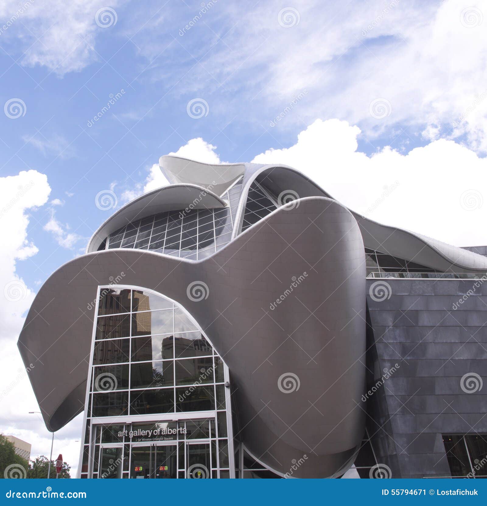 Edmonton Art Gallery redactionele foto. Image of album 55794671