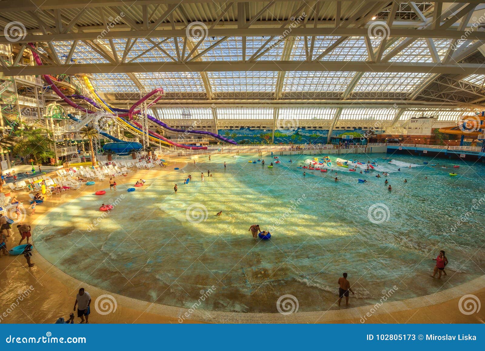 World Waterpark In The West Edmonton Mall Editorial Stock Photo Image Of Tourism Playing