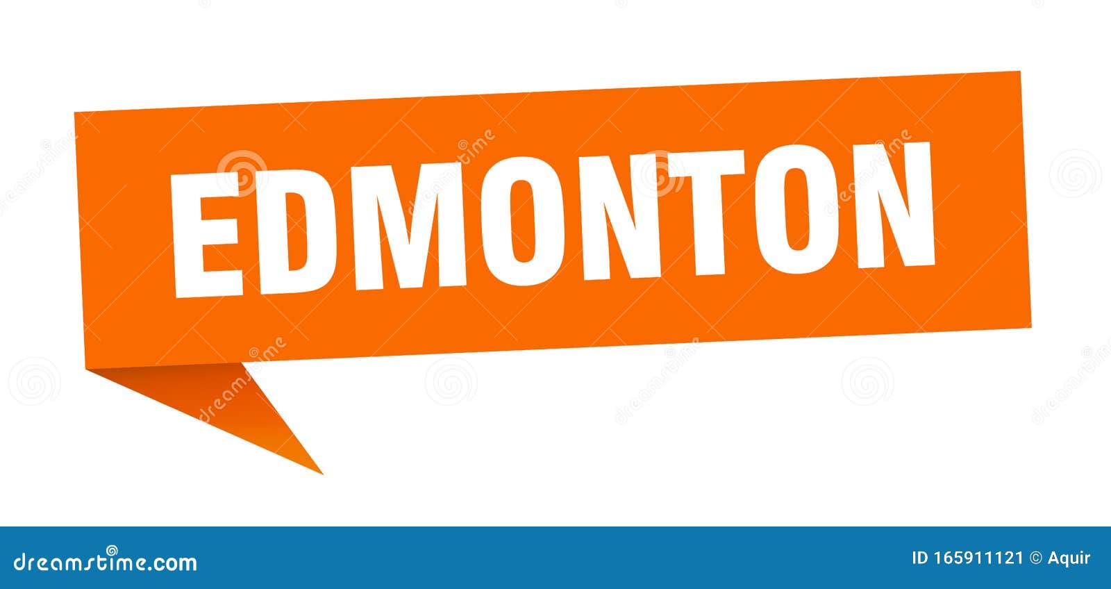 Edmonton Sticker. Edmonton Signpost Pointer Sign Stock Vector