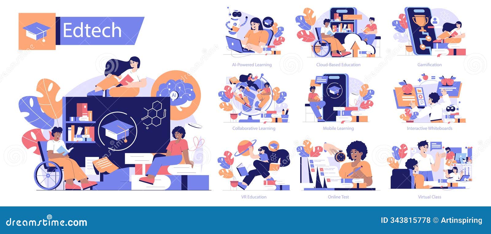 edtech. flat  