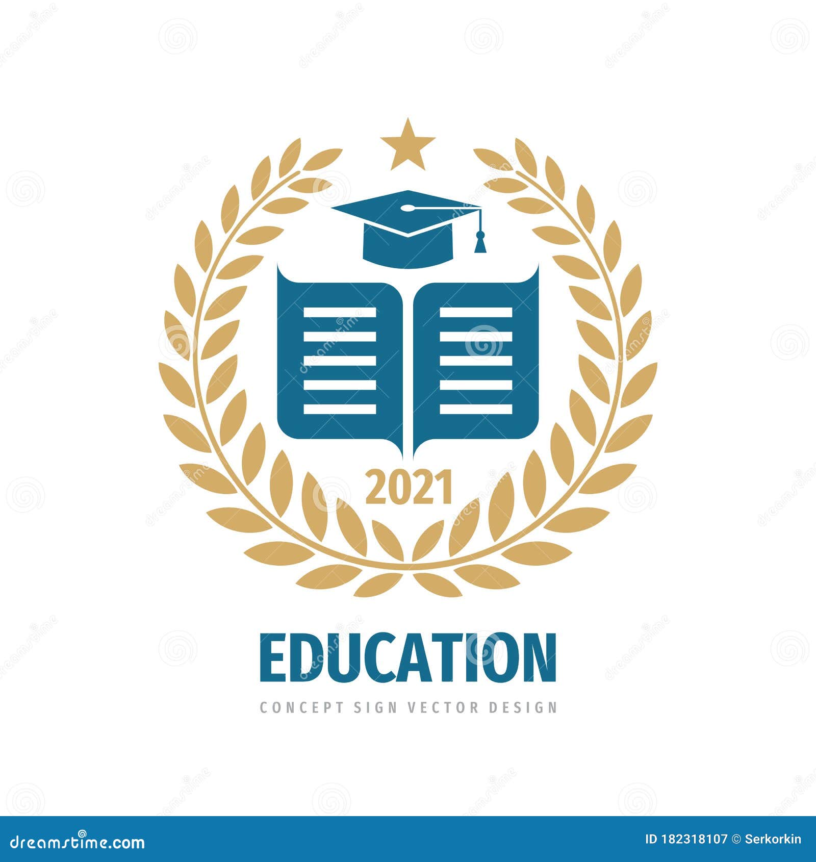 education badge logo . university high school emblem. graduation college sign. academy knowledge label