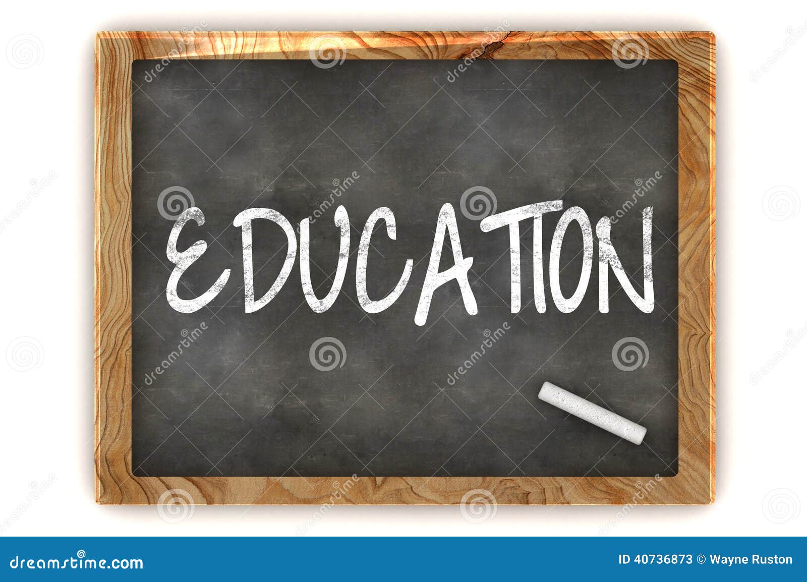 Education Blackboard stock illustration. Illustration of university