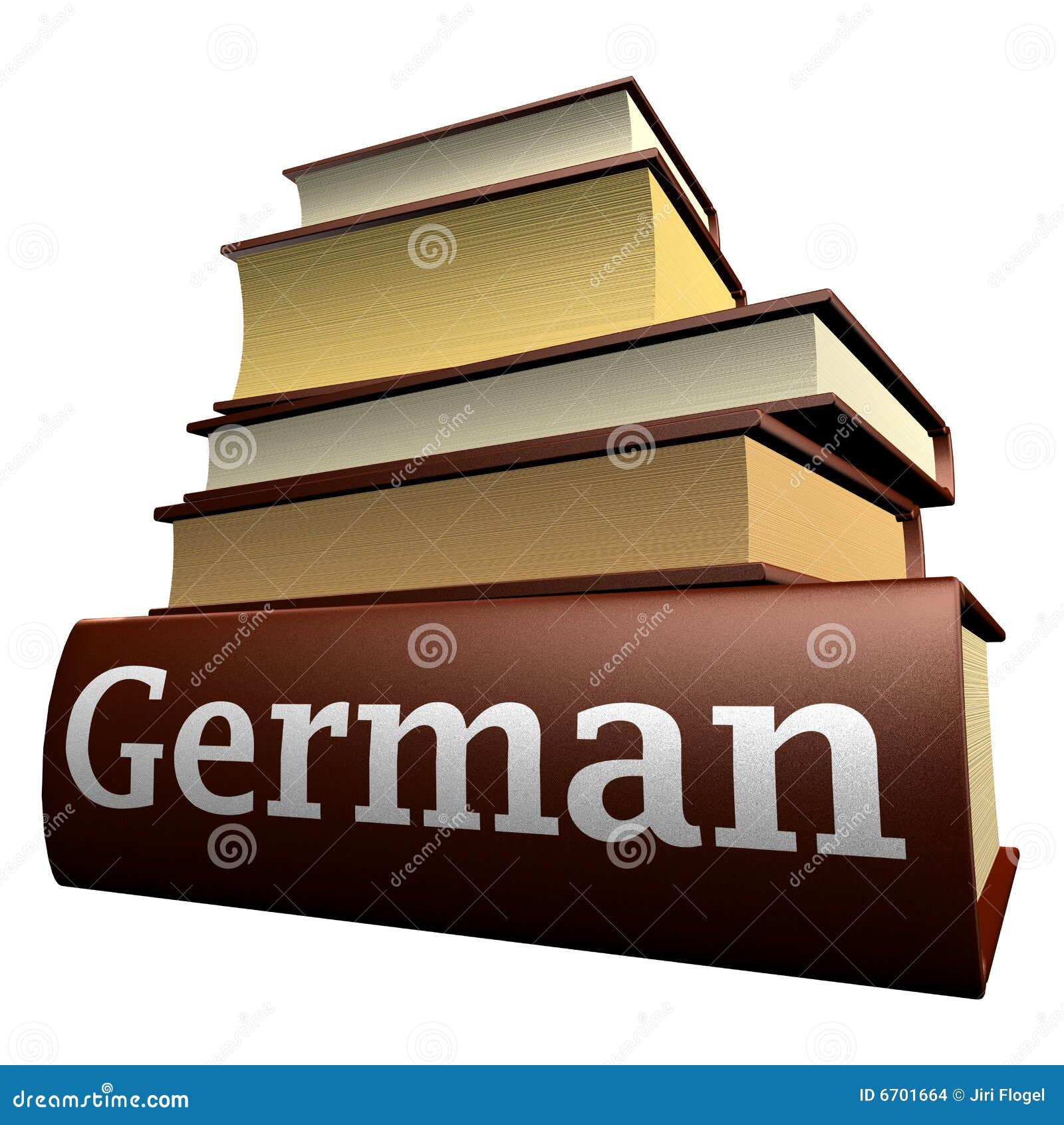 Education Books - German Stock Images - Image: 6701664