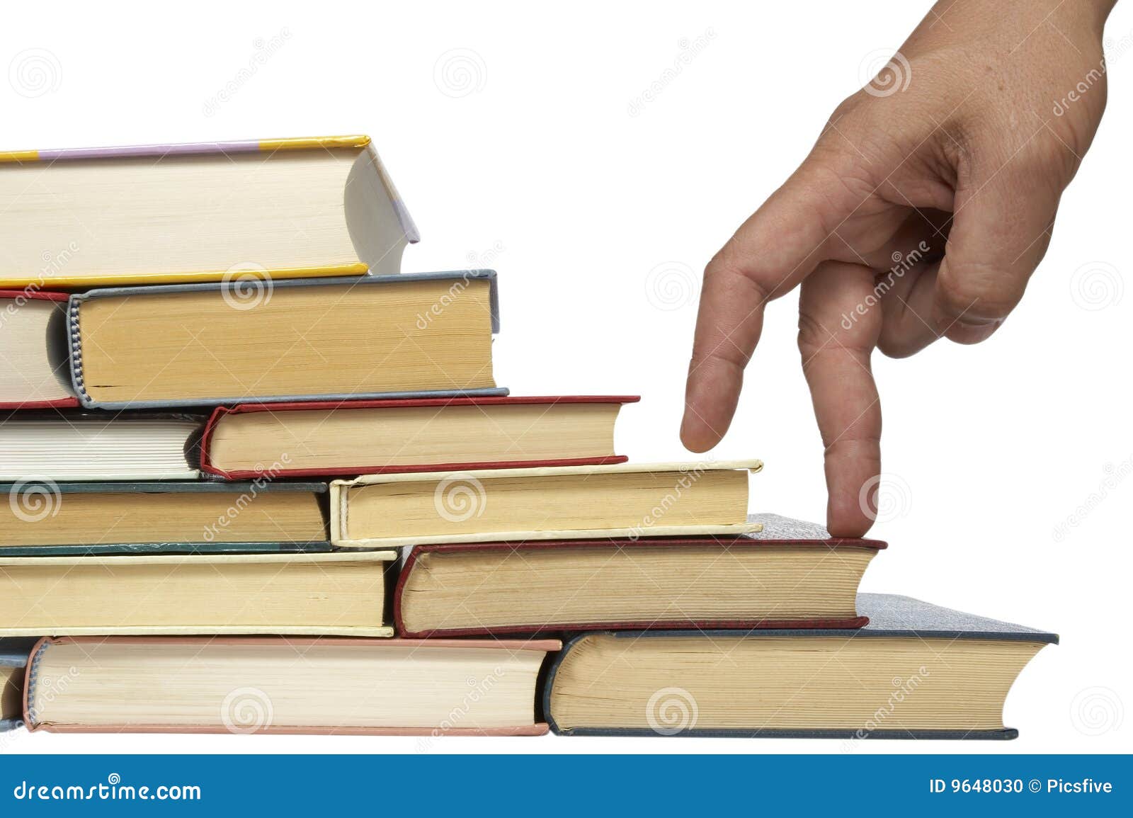 Education books stack stock photo. Image of analyze, concept 9648030