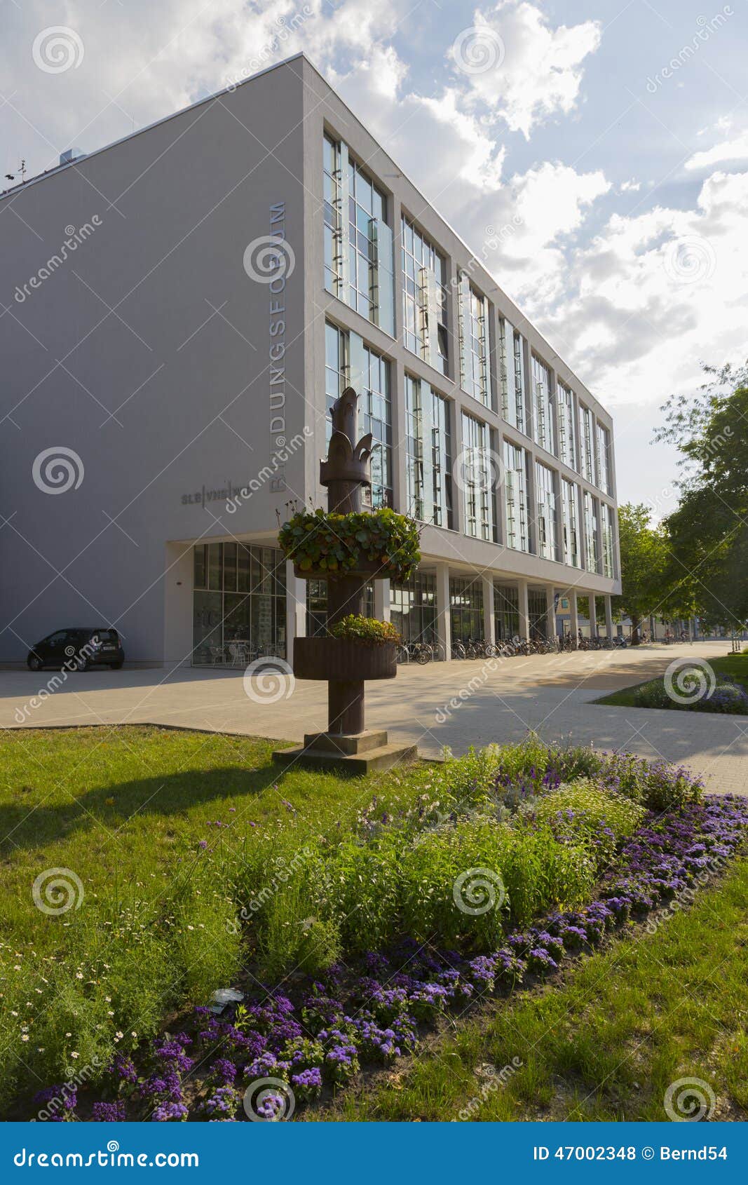 Education Forum in Potsdam editorial stock photo. Image of facade