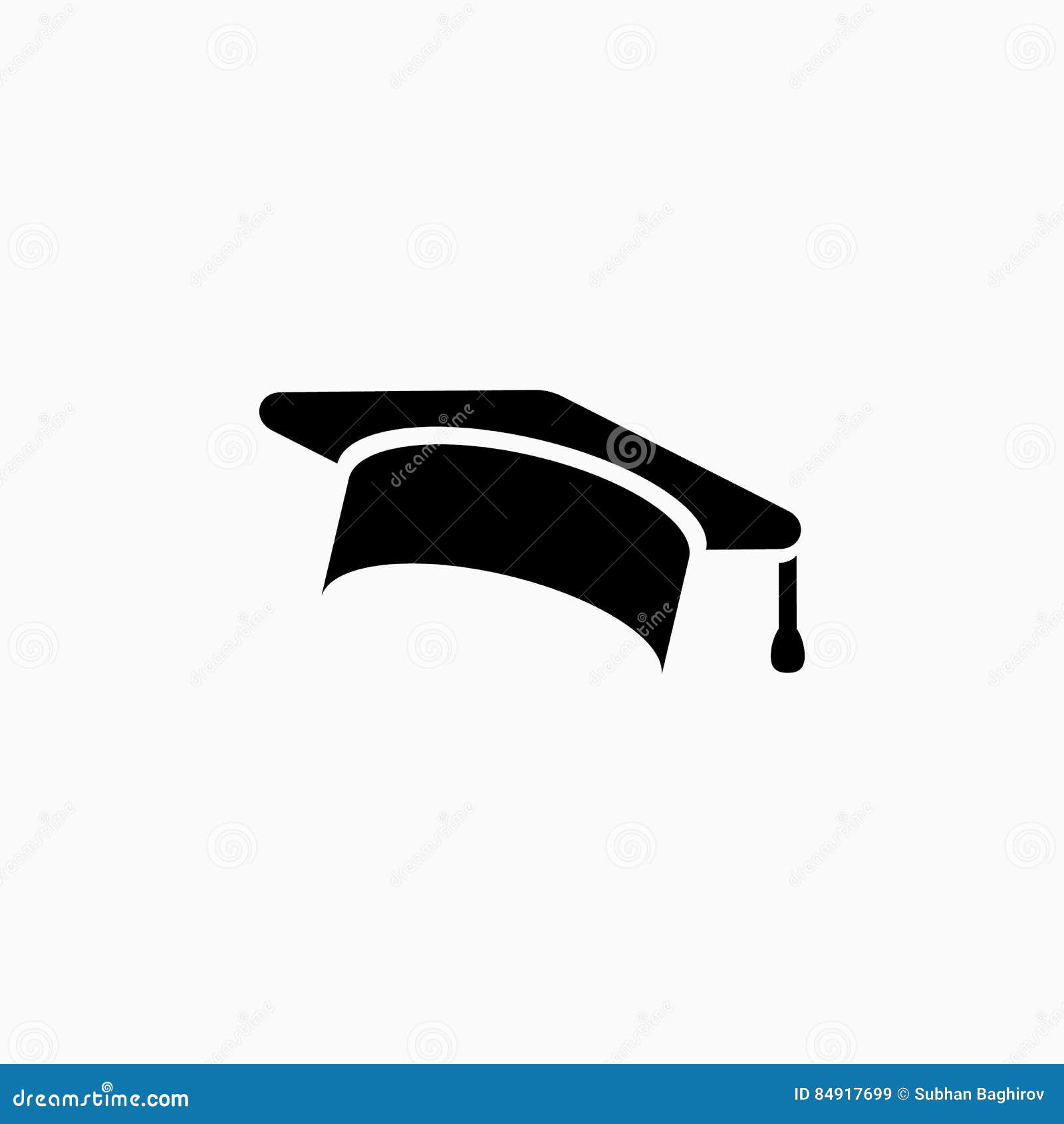 Education, Graduation Cap/hat Icon Simple Vector Illustration Stock