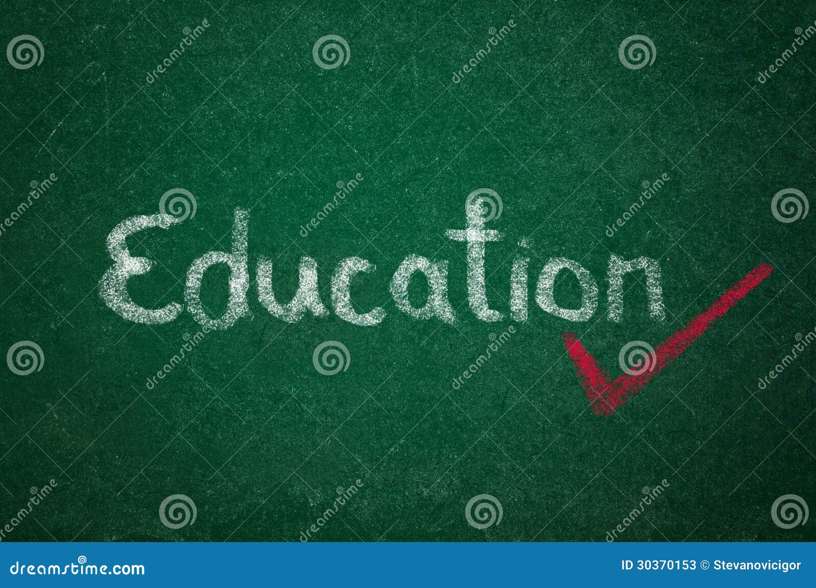 Education on Green Chalkboard Stock Image Image of space, lecture