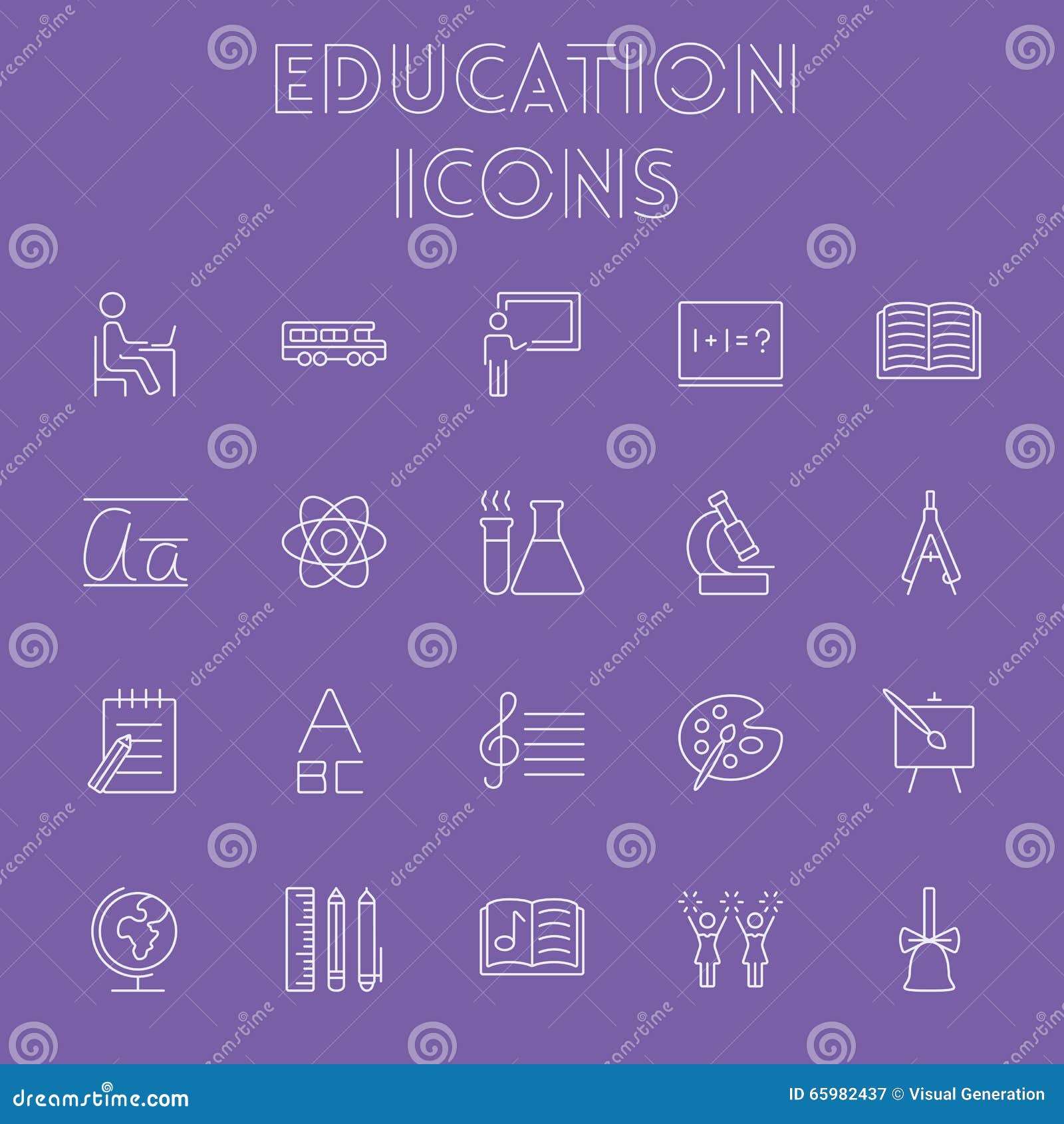 education icon set.