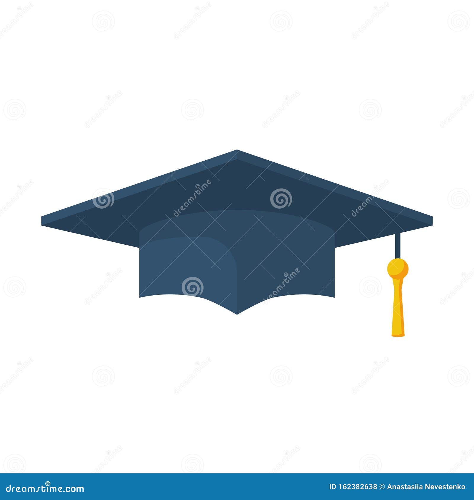 Education Icon for Web and Graphic. Graduation Cap Stock Vector ...