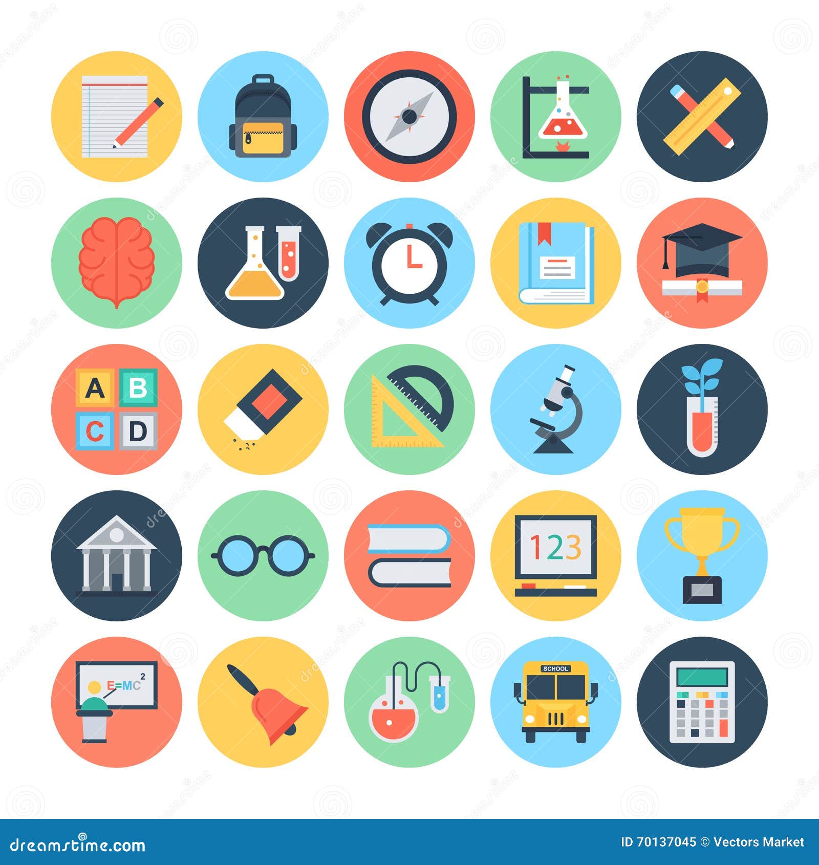 Education & Knowledge Vector Icon 1 Stock Illustration - Image: 70137045