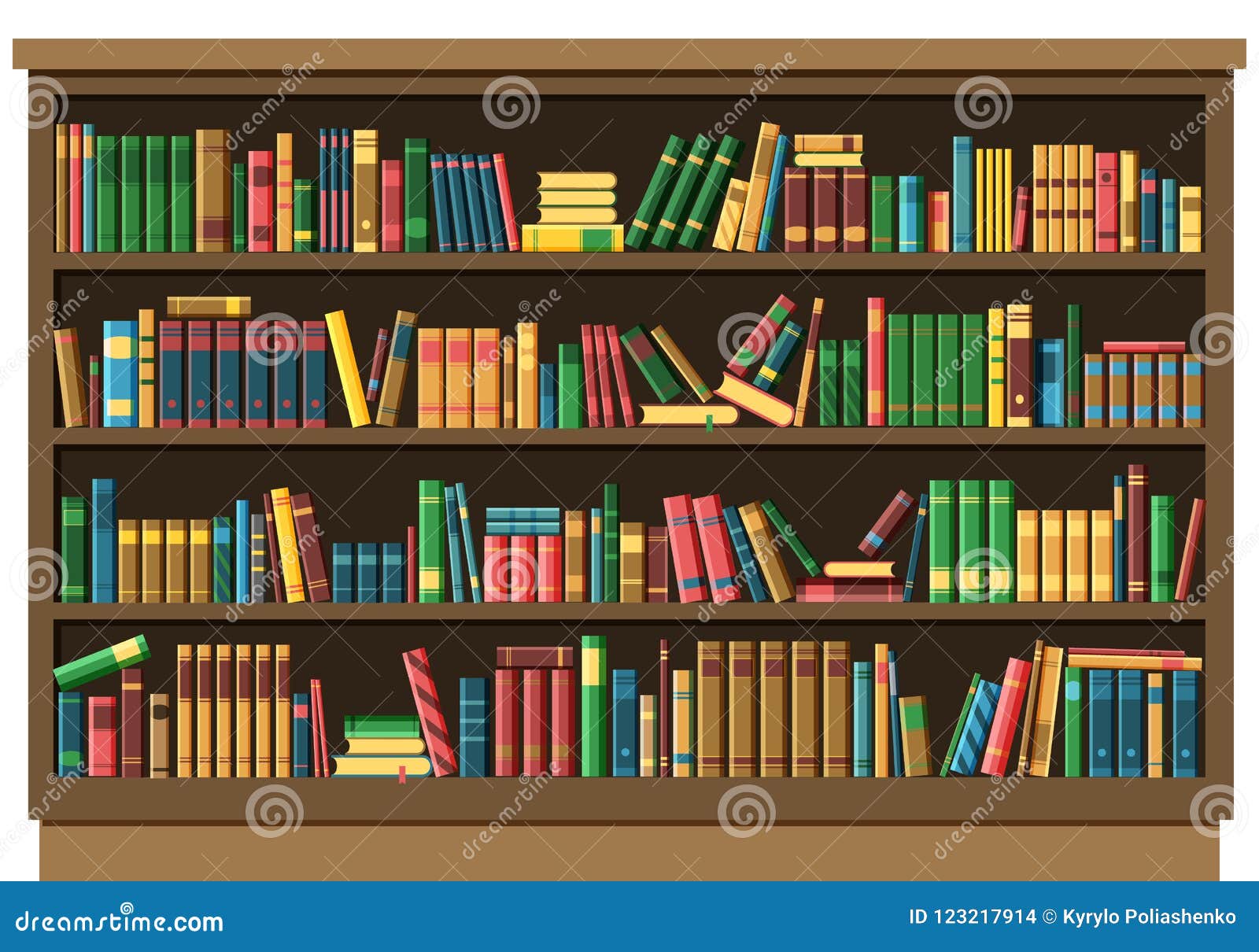 Download Education Library Book Store Concept. Stock Vector ...
