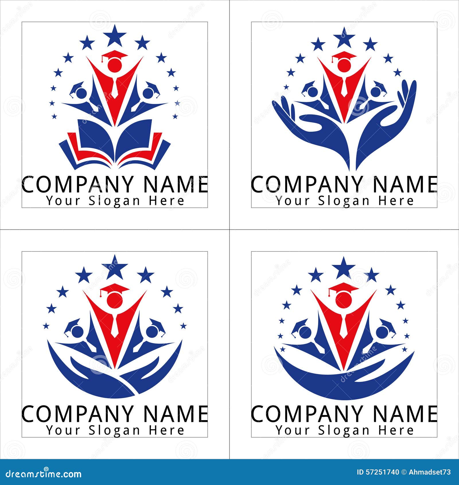 Education Logo stock vector. Illustration of badge, cartoon - 57251740