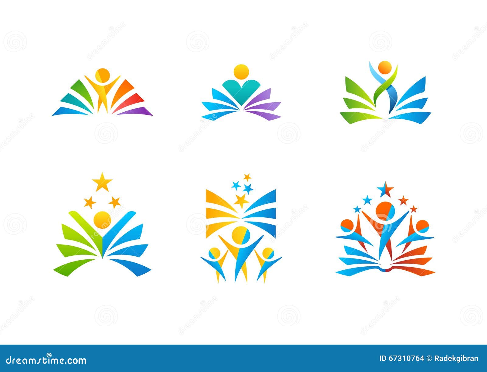 Education Logo, Iconic Symbol Vector Design Student Reading Books Stock Vector - Image ...1300 x 1010