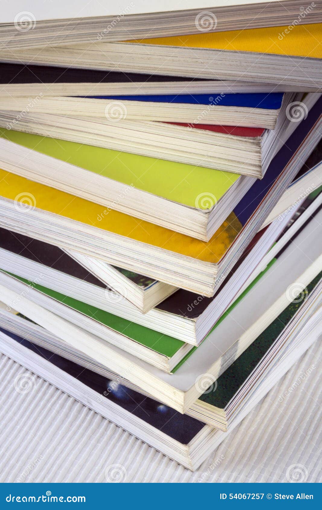 Education Stack of Well Used College Books Stock Image Image of