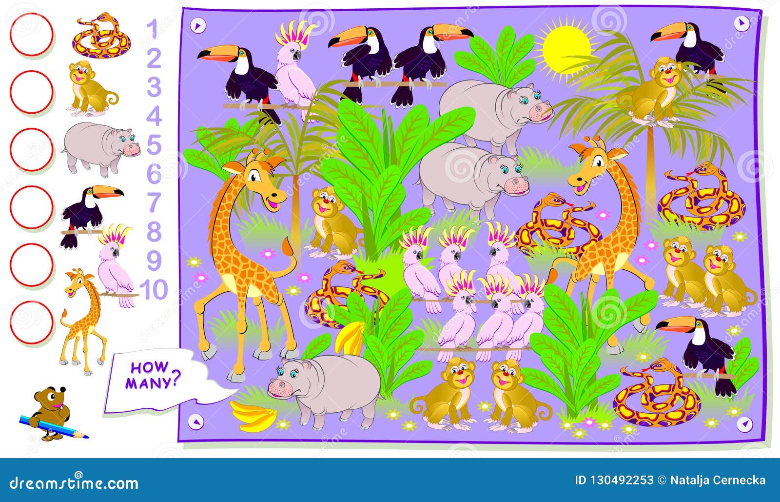 How many animals live. Животные джунглей задания для дошкольников. Африканские животные задания для детей. Посчитай животных. Задания для детей на тему джунгли.