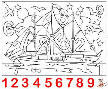 Find The Hidden Numbers Worksheets 3AA