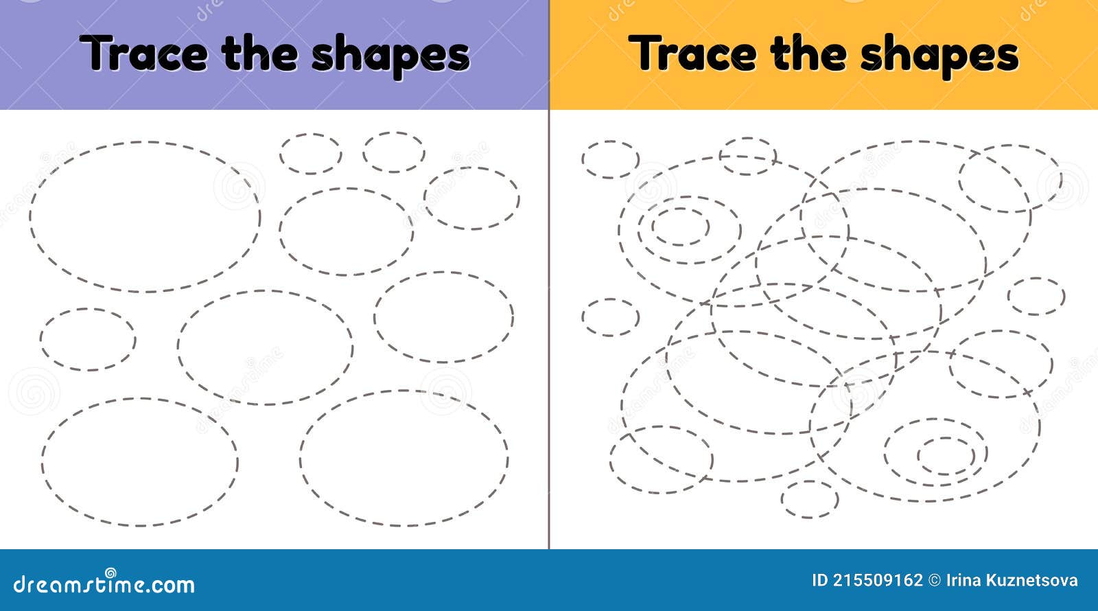 educational tracing worksheet for kids kindergarten, preschool and school age. trace the geometric . dashed lines