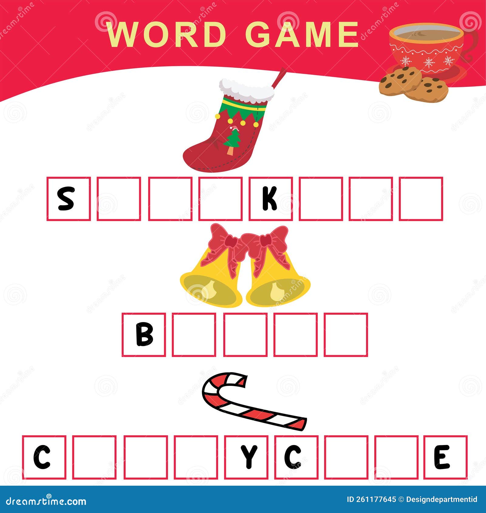 Educational Word Game Worksheet Writing Practice For Children Stock educational-word-game-worksheet-writing-practice-for-children-stock