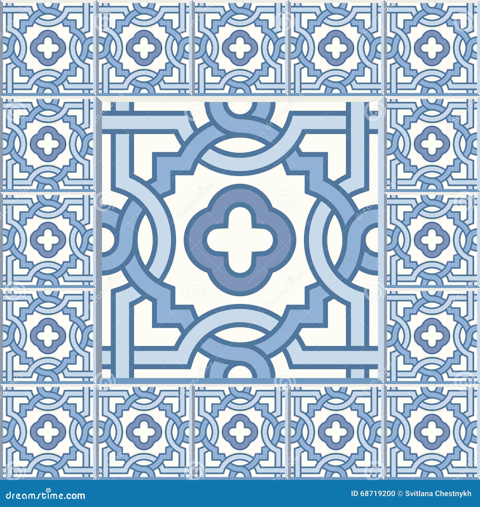 Edwardian Floor Tiles Patern Stock Vector - Illustration of islam ...