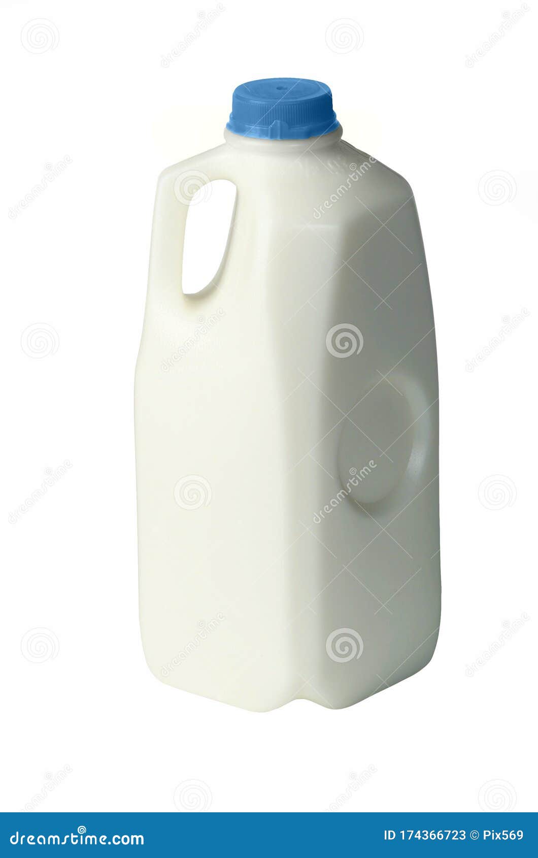 Inspecteren Bewolkt contrast Een Halve 12 Gallon Melk Met Een Lichtblauwe Dop. Stock Afbeelding - Image  of eten, gezond: 174366723