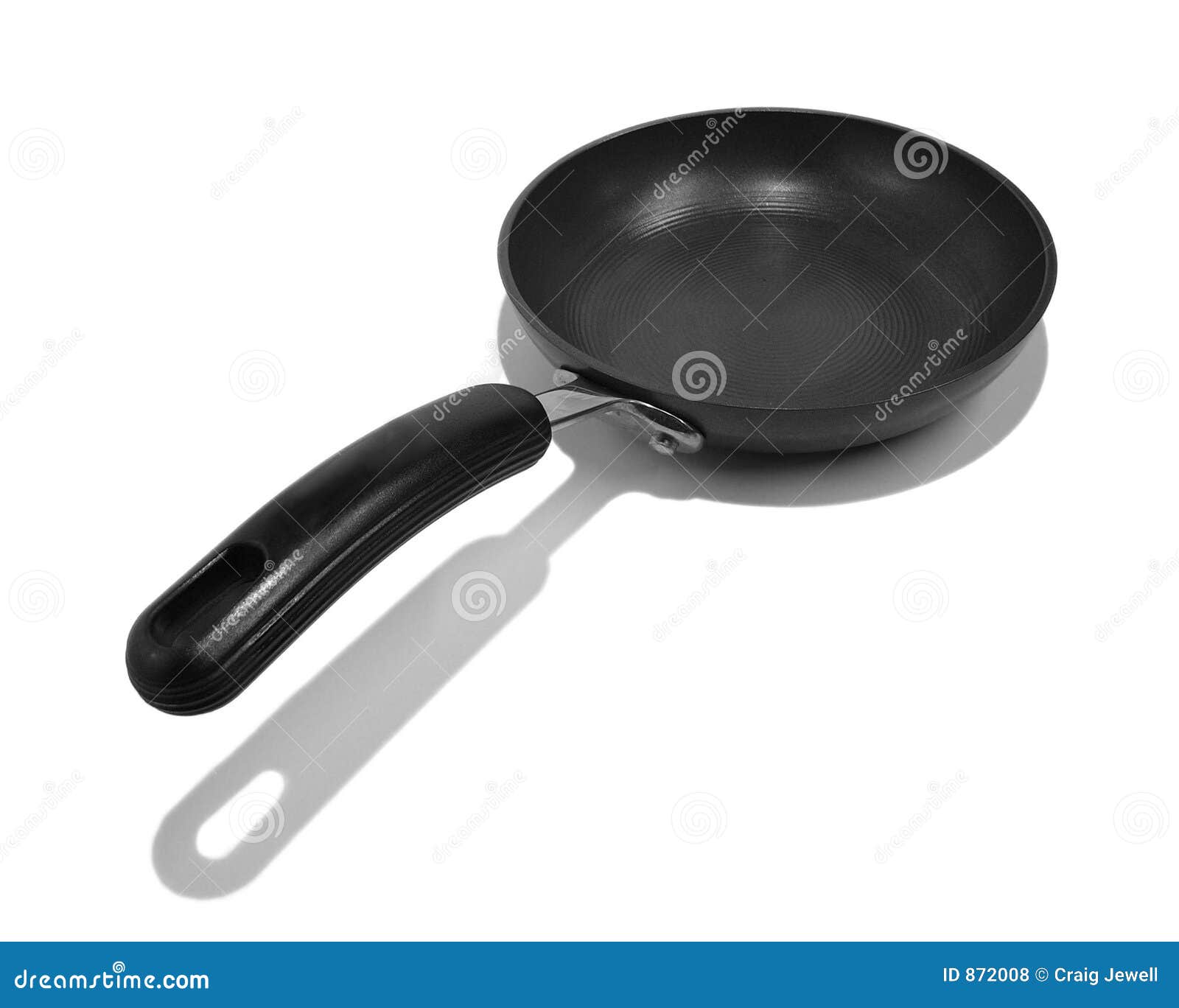 Een NonStick Pan/een Koekepan (het Knippen Inbegrepen Weg) Stock Foto