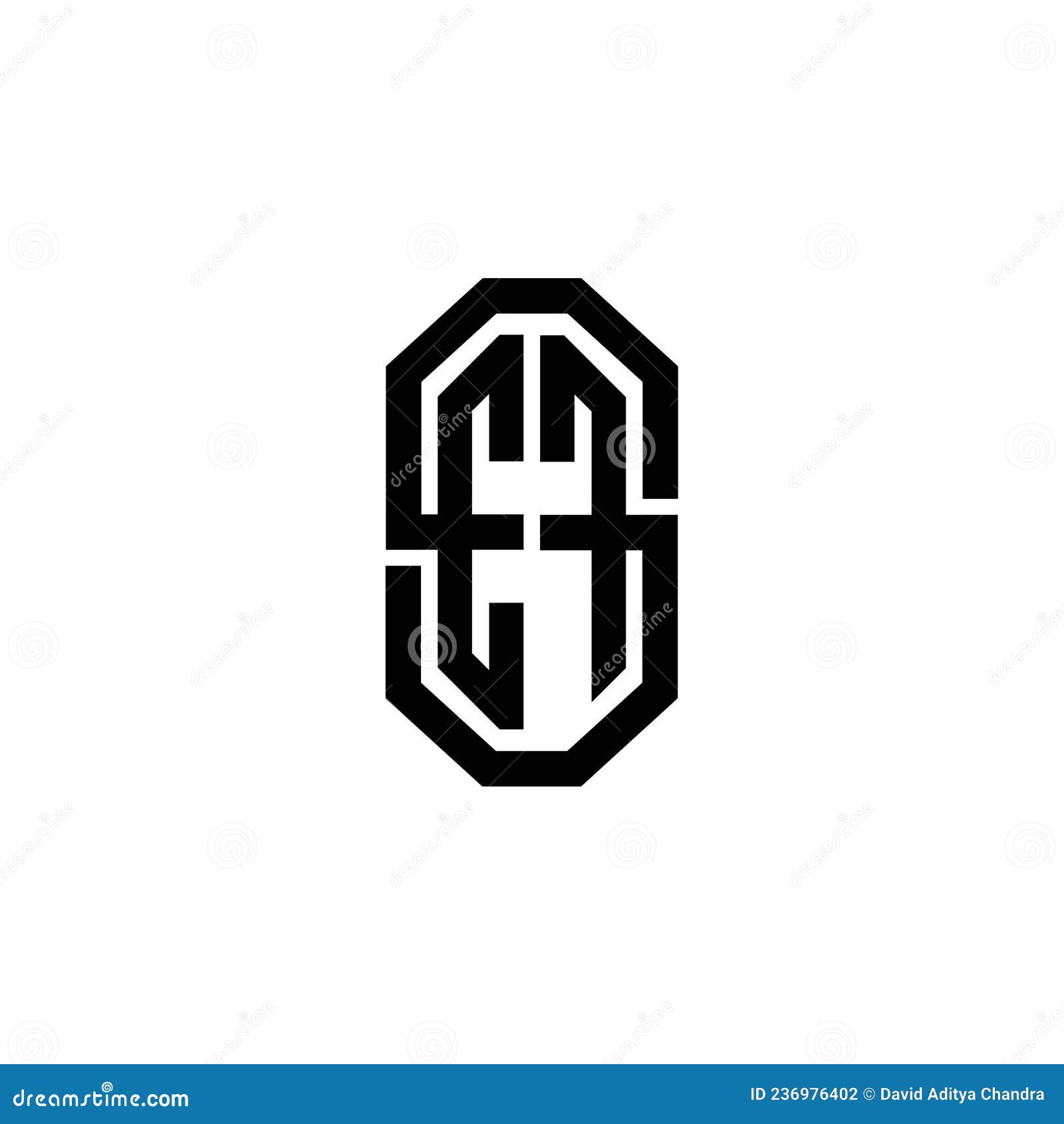EF Logo Modern Vintage Monogram Style Stock Vector - Illustration of ...