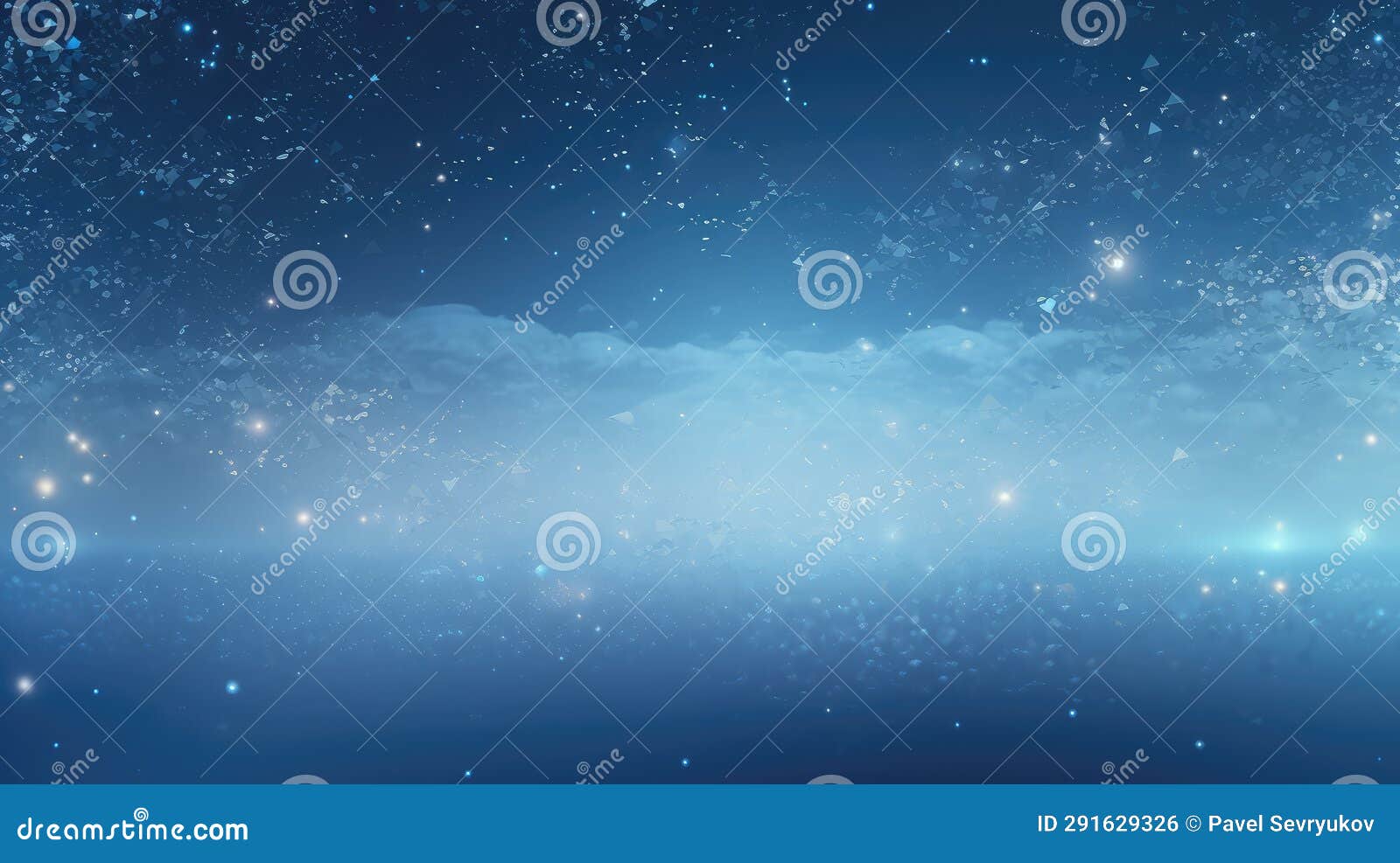 Effect dust blue particles stock illustration. Illustration of light