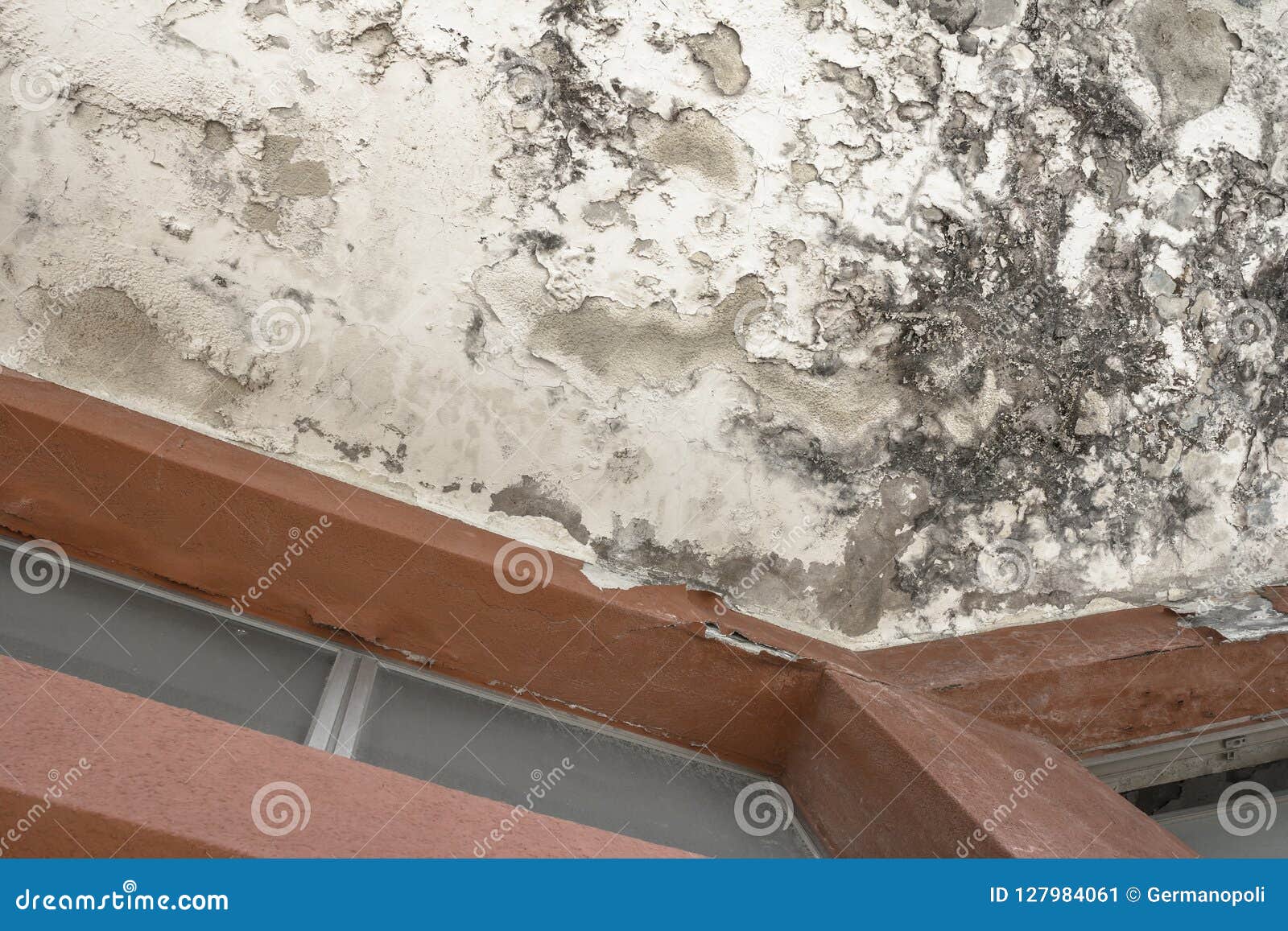 Effect of Humidity on an Old Wall Stock Image Image of grunge, urban