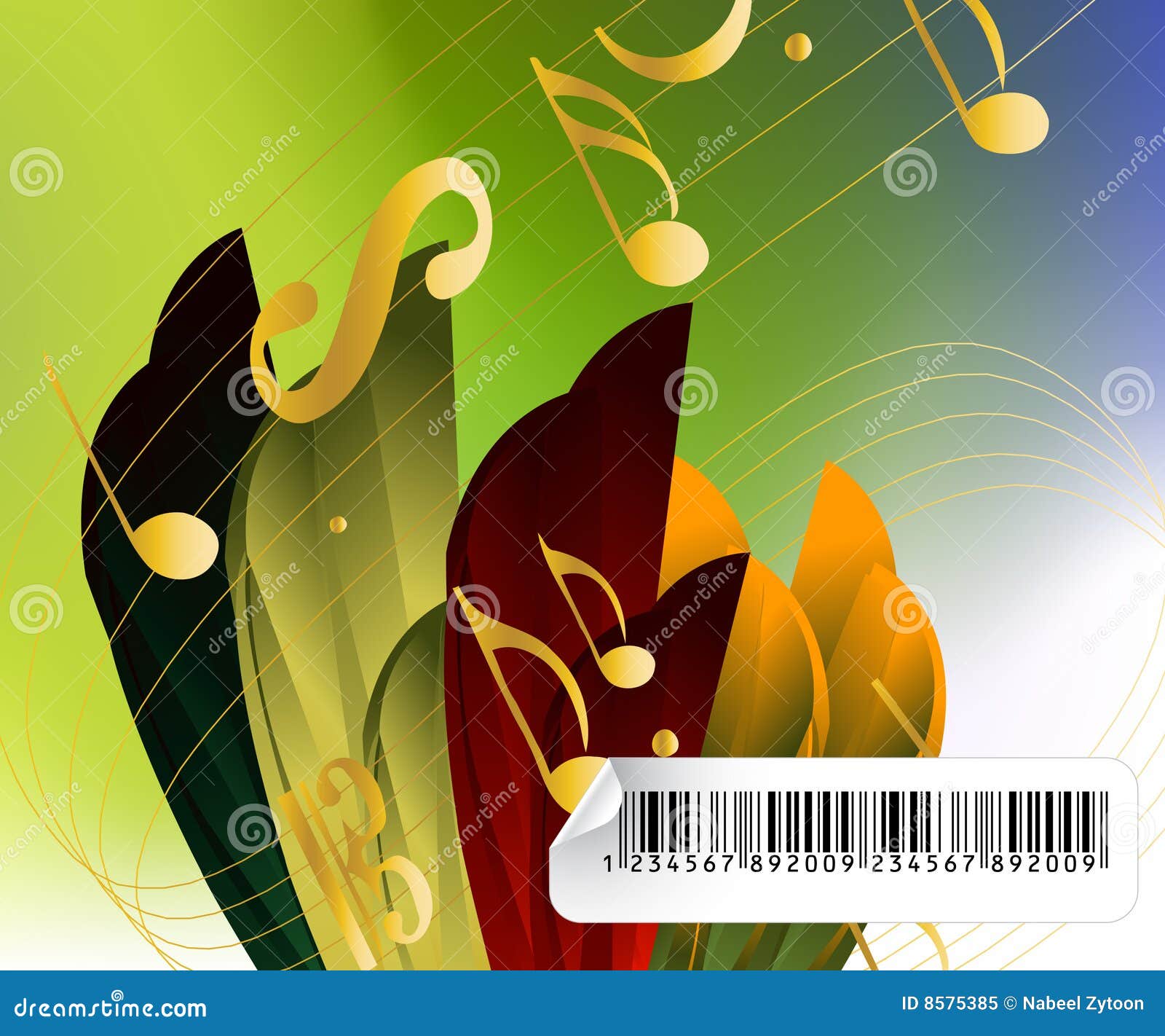 Effective Musical Background Stock Vector Illustration of event, jazz