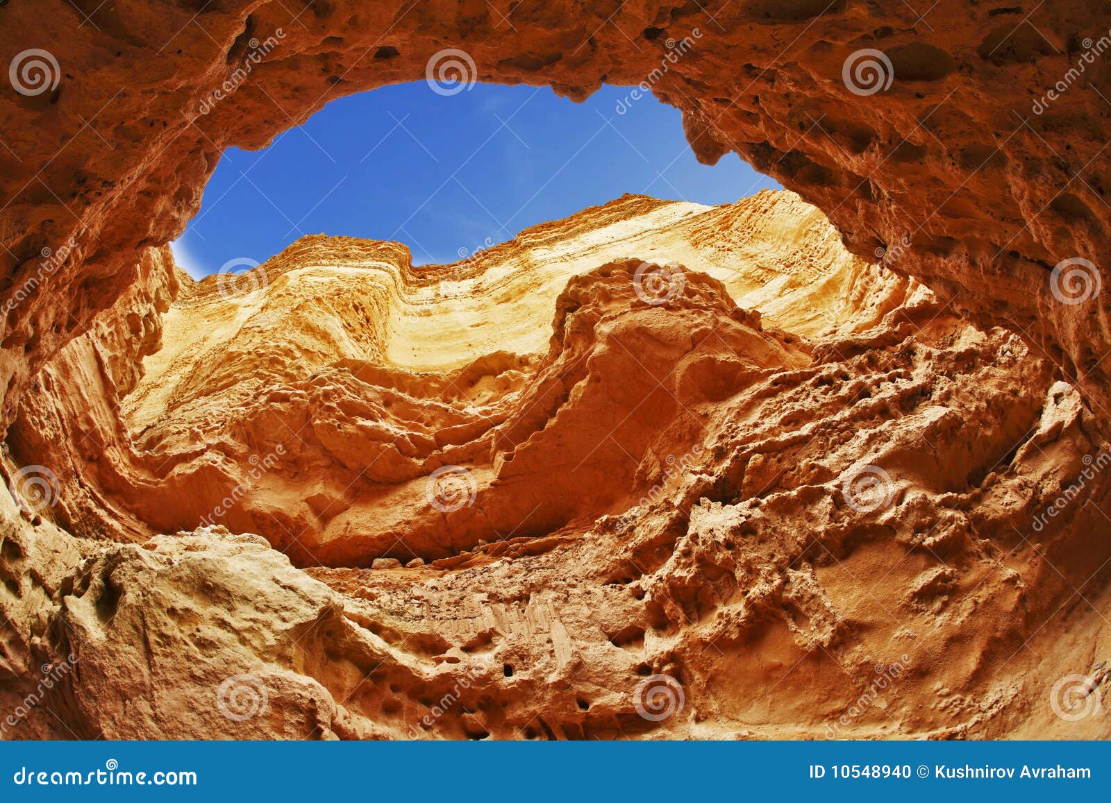 Effective slot-hole canyon stock photo. Image of arid - 10548940