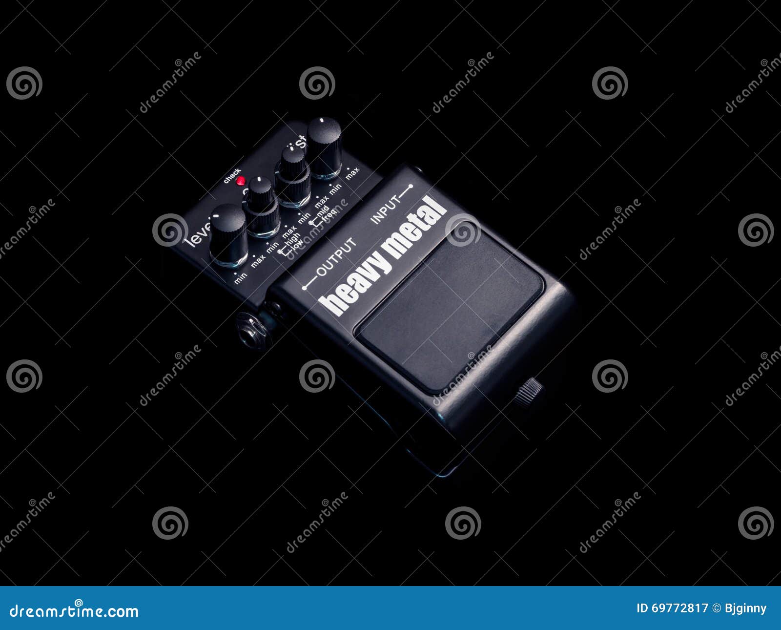 Effects Guitar Pedal , Heavy Metal Stock Image Image of music