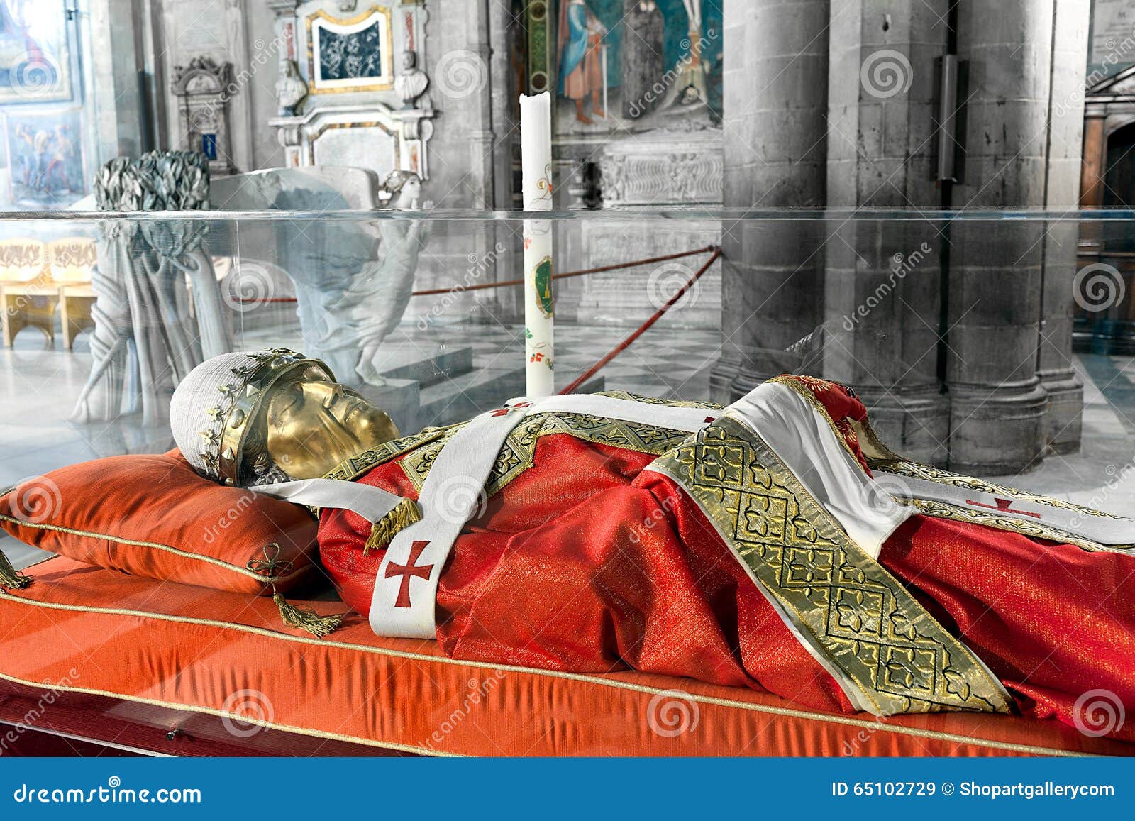 the effigy of pope gregory x