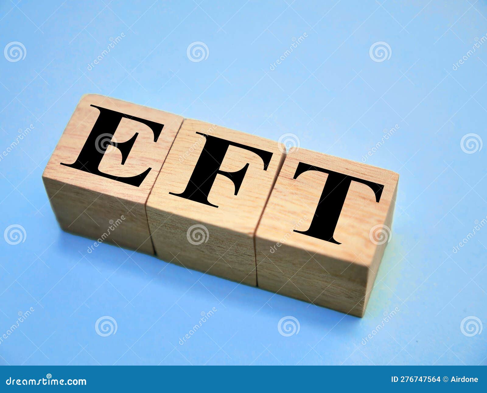 eft, text words typography written with wooden letter, life and business motivational inspirational