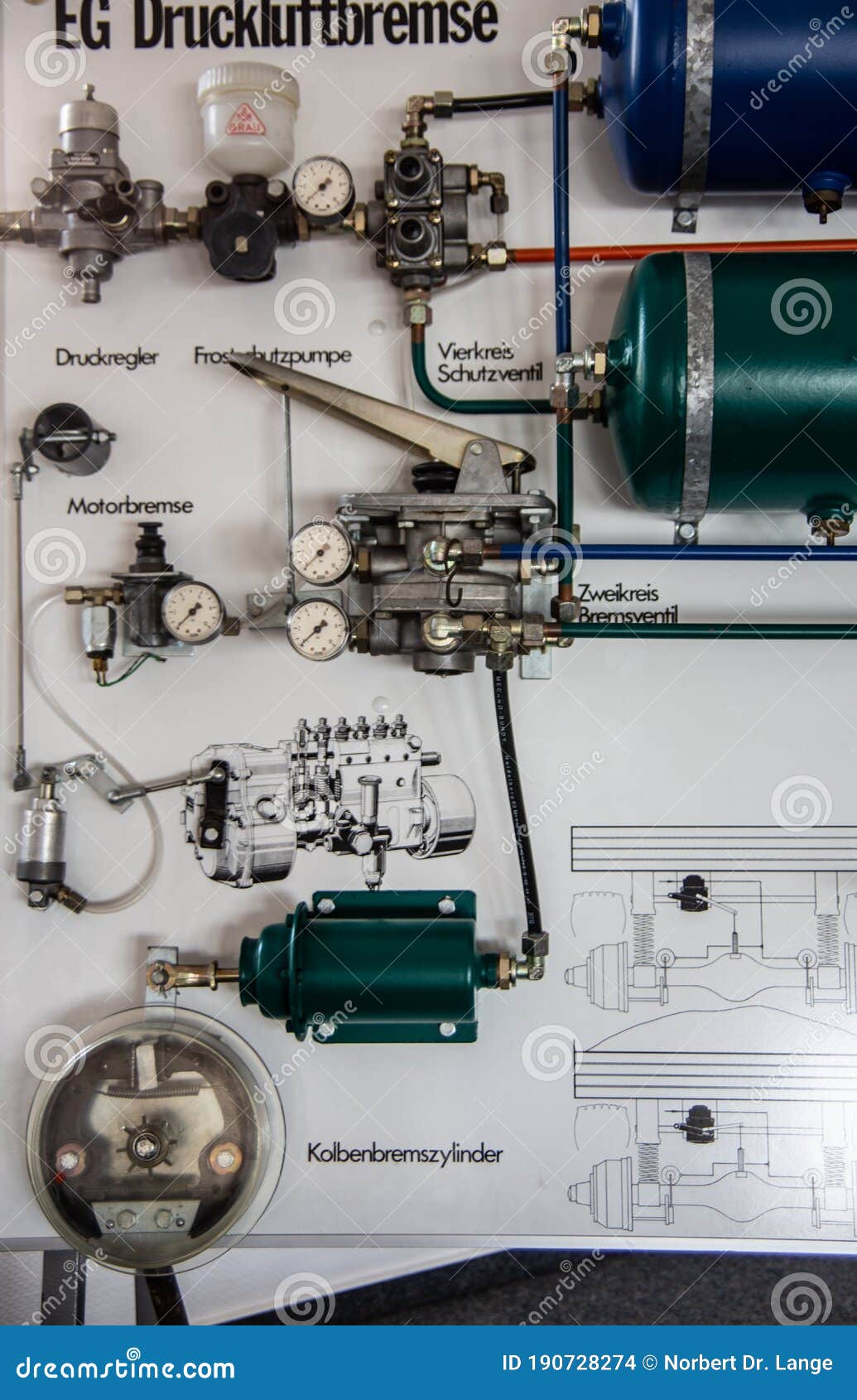 EG compressed air brake stock photo. Image of pistons 190728274