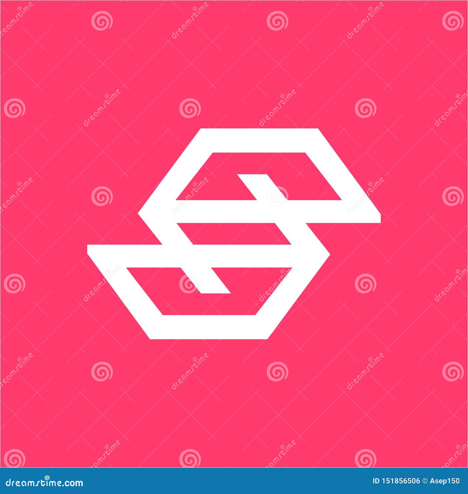 simple eg, ep. pe. ese, psp initials geometric company logo